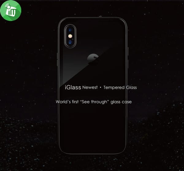 SwitchEasy Nude Series Air Barrier Glass with 9H Hardness Case for iPhone X