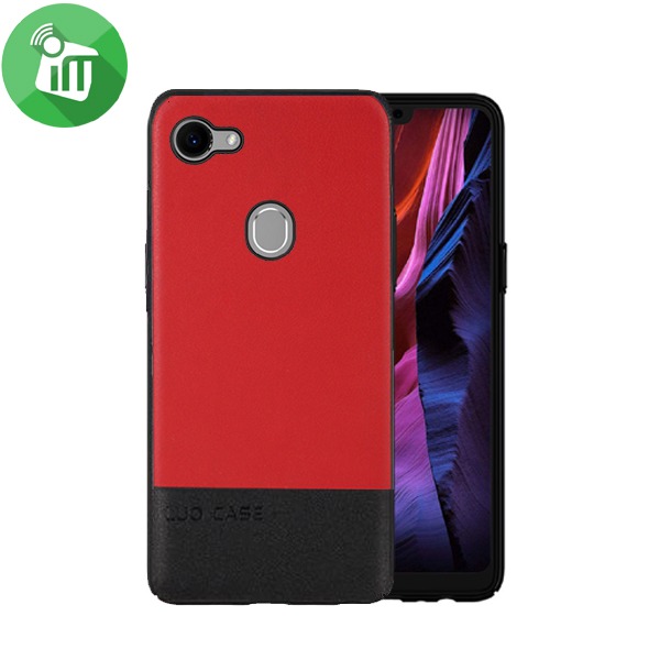 LUO Color Matching Series Leather PC Back Cover For Oppo F7