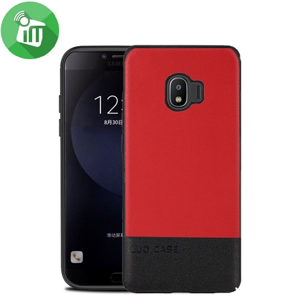 LUO Color Matching Series Leather PC Back Cover For Samsung Galaxy J2 Pro (2018)