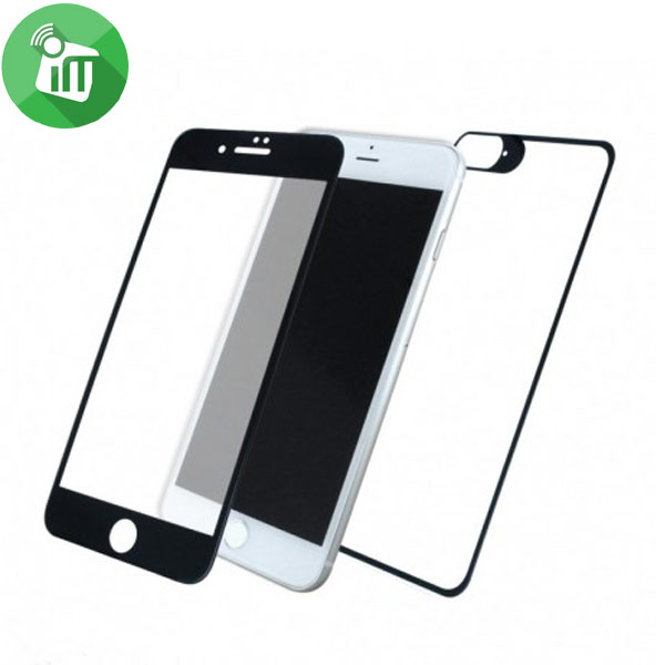 Vmax 2 in 1 Soft Edge 3D Curved PET Carbon Fiber Glass Screen Protector For iPhone 7 Plus / 8 Plus