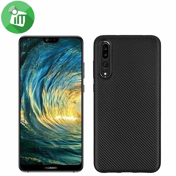 i-Zore Carbon Fiber Tpu Back Cover for Huawei P20 Pro