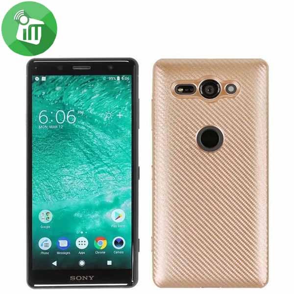 i-Zore Carbon Fiber Tpu Back Cover for Sony Xperia XZ2 Compact - Image 2