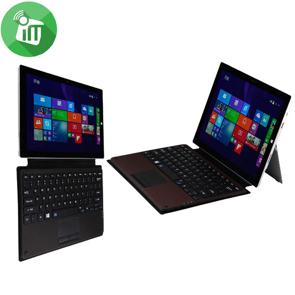 Bluetooth Smart Keyboard Leather Case WSP328 For Microsoft Surface Pro 3/4/5