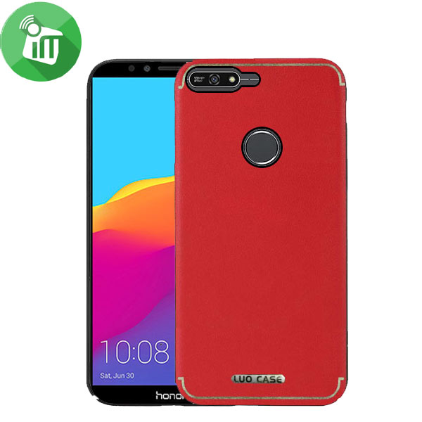 LUO Frame Series Leather PC Back Cover For Huawei Honor 7A / Y6 Prime (2018)