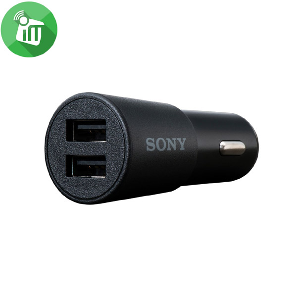 SONY CP-CADM2/B Dual USB Port Fast Car Charger 4.8A