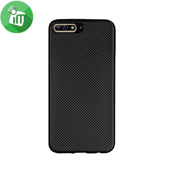 i-Zore Carbon Fiber Tpu Back Cover for Huawei Y6 (2018) - Image 2
