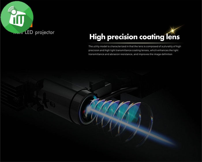 Model P1+ Brightness 30 lumens Contrast Ratio 500:1 Native Resolution 640 x 360 DPI Max. Resolution 1080P Light Source LED LED Lifespan 20000 hours Focus Adjustment Manual Projection Distance 48cm-243cm Projection Size 12-66 inches Aspect Ratio 4:3/16:9 Color 16.7M Power Supply 12V 1.5A/5V/2A Power 18W Input Interface TF card slot Output Interface 3.5mm headphone jack Speaker 1W 8 ohm System UNIC OS Supported Languages 23 Package Weight 200g Product Size 117.5 x 86.3 x 42 mm Package Size 15 x 10 x 5 cm Package Contents 1 x P1+ DLP LED Mini Projector