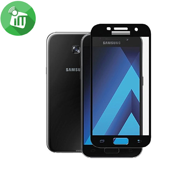 Vmax 3D Silk-Print Full Cover Tempered Glass Screen Protector For Samsung Galaxy A7 2017