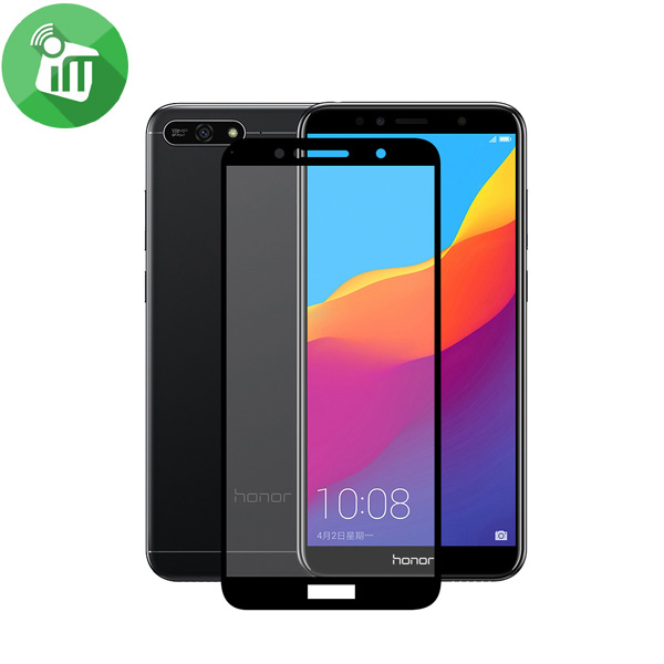 Vmax Screen Protector 2.5D silk-print Full cover Tempered Glass For Huawei Honor 7A