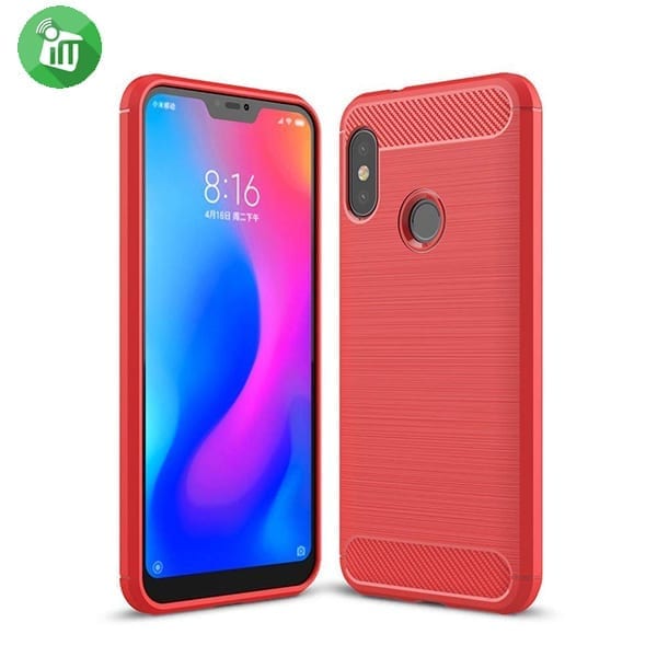 IPAKY Brushed Silicone Case Cover For Xiaomi Mi A2 Lite - Image 2