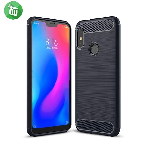 IPAKY Brushed Silicone Case Cover For Xiaomi Mi A2 Lite - Image 4