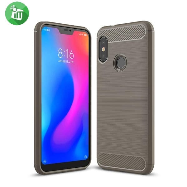 IPAKY Brushed Silicone Case Cover For Xiaomi Mi A2 Lite - Image 5