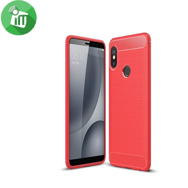 IPAKY Brushed Silicone Case Cover For Xiaomi Redmi Note 5 / Note 5 Pro