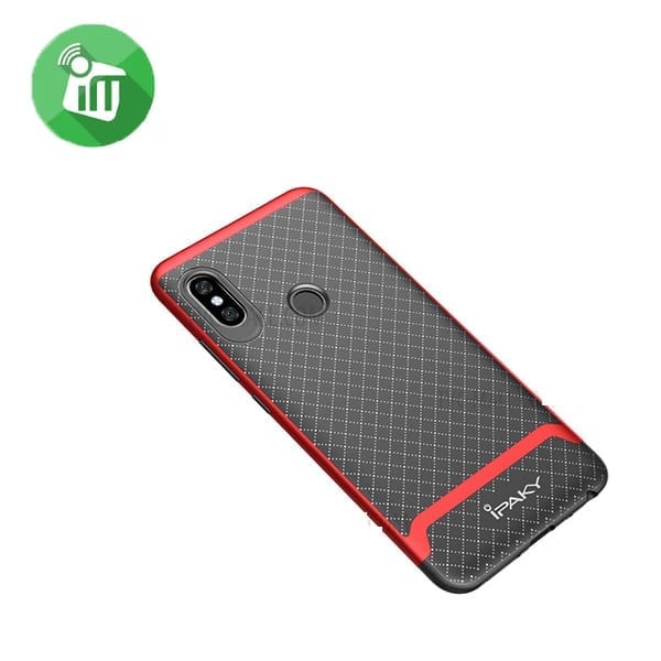 IPAKY 2 In 1 Silicone Case Cover For Xiaomi Redmi Note 5 / Note 5 Pro - Image 2