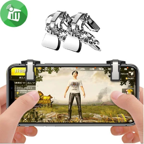 K01 Mobile Game Controller Aim Key Buttons L1R1 Trigger Finger For PUBG