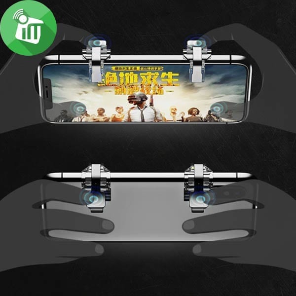 K01 Mobile Game Controller Aim Key Buttons L1R1 Trigger Finger For PUBG