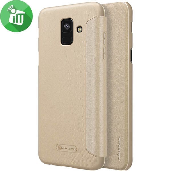 Nillkin Flip Cover Sparkle Leather Case For Samsung Galaxy A6 (2018)