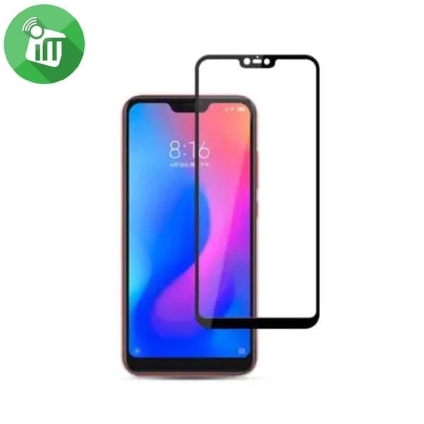 Vmax Screen Protector 2.5D silk-print Full cover Tempered Glass For Xiaomi Redmi Note 6