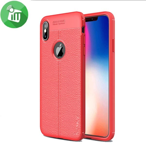 IPAKY TPU Litchi Stria Series Case Cover For iPhone XS Max - Image 4