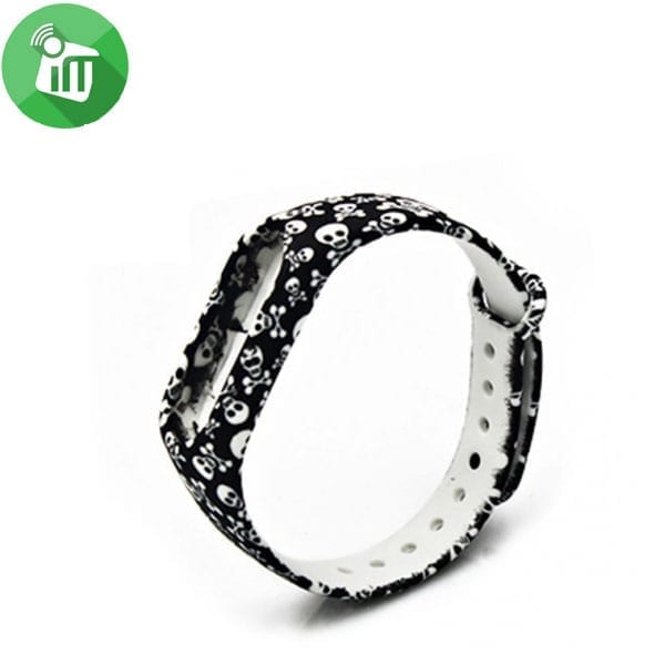 Fashion Rubber Bracelet Strap For Xiaomi Mi Band 2 - Image 2