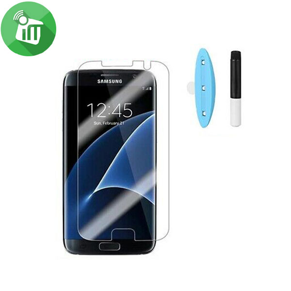 iScreen UV Full Glue Curved Glass Screen Protector Samsung Galaxy S7 Edge