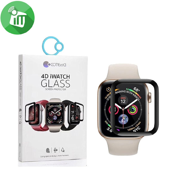 COTEetCI 4D Full Cover Glass Screen Protector For Apple Watch (40mm)