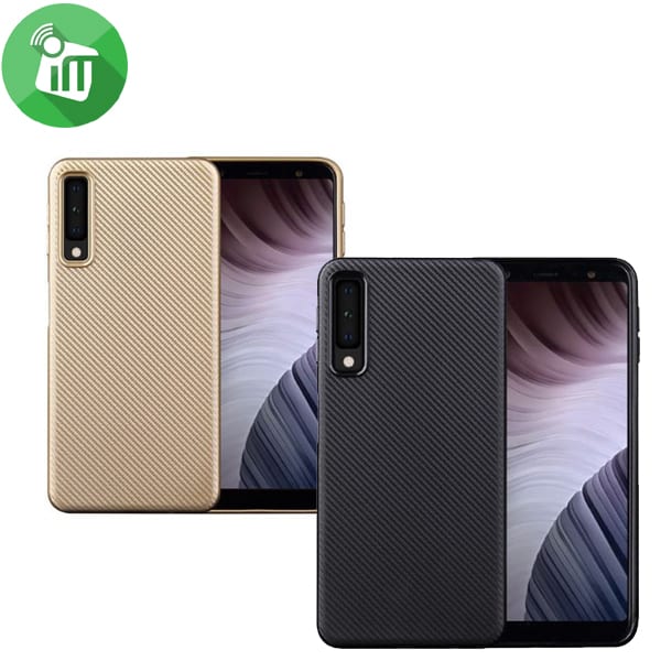 I-ZORE Carbon Fiber Series Back Cover For Samsung Galaxy A7 (2018)