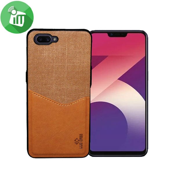 LUO Fabric Leather Matching Series TPU Back Cover Oppo A3s
