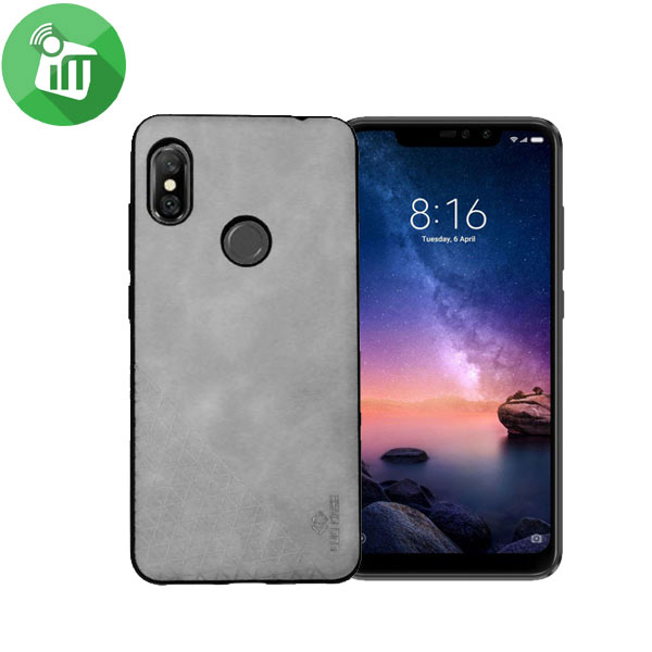 LUO Simple Triangles Series Leather TPU Back Cover For Xiaomi Redmi Note 6 Pro - Image 3
