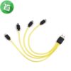 ZNTER One Drag Micro USB Charging Cable for USB Rechargeable 4 Battery