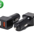 Budi M8J076Q 2 USB Ports Car Charger Qualcomm®3.0