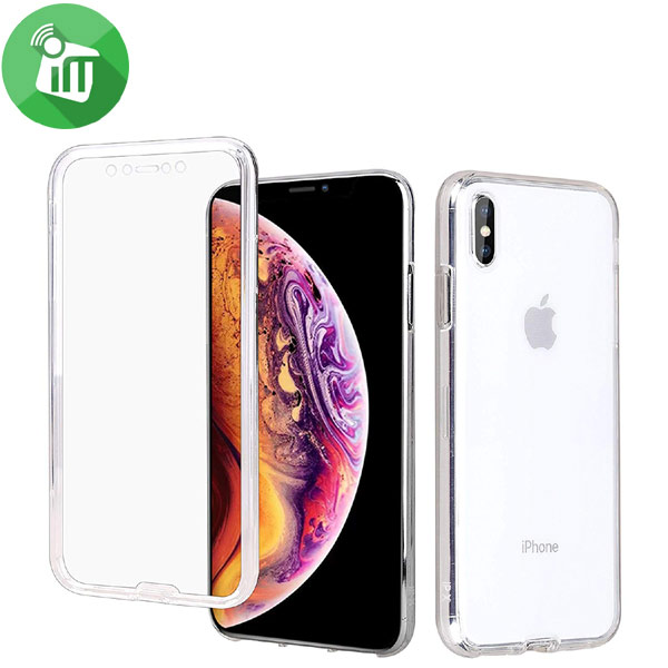 iPAKY Classic 360 Transparent Full Body Protective Case For iPhone XS