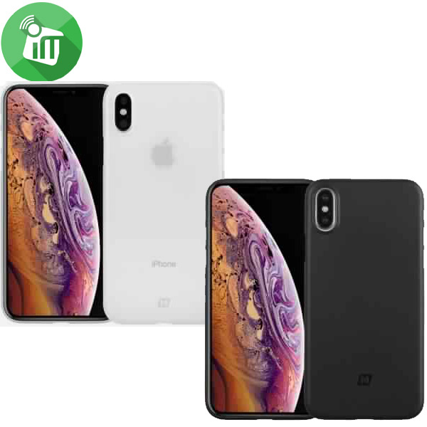 MOMAX 0.4mm Ultra Slim Membrane Case 360° Full Protection For iPhone XS/X