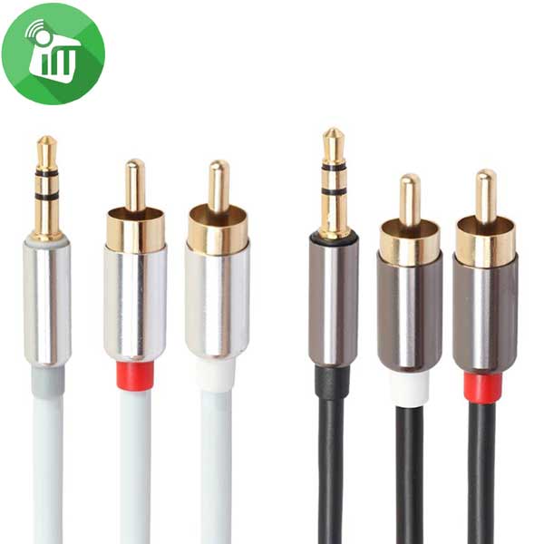 RCA Socket DC2 To Audio Pc Cable