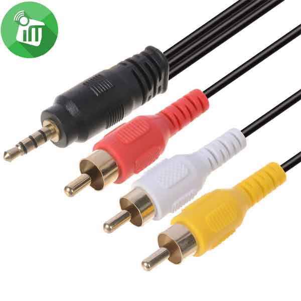 3.5mm Male to 3 RCA Male Cable (1.5M)