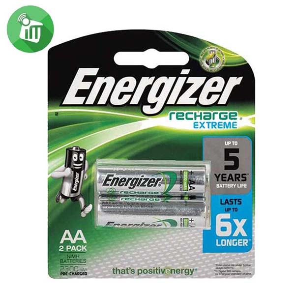 Energizer 2PCS AA Recharge Extreme Batteries 2300mAh