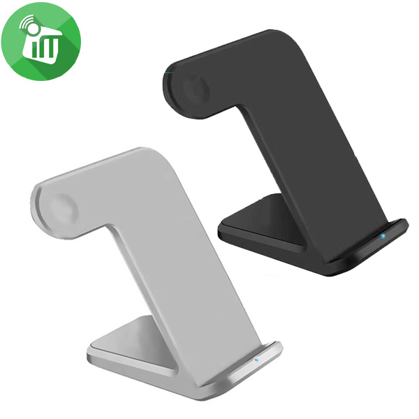 COTEetCI WS-18 3IN1 Desktop Metal Charging Stand For Apple Watch & iPhone & AirPods