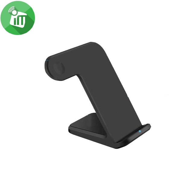 COTEetCI WS-18 3IN1 Desktop Metal Charging Stand For Apple Watch & iPhone & AirPods - Image 4