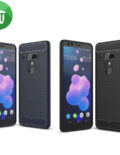 IPAKY Brushed Silicone Case Cover For HTC U12 Plus