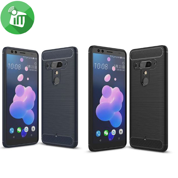 IPAKY Brushed Silicone Case Cover For HTC U12 Plus