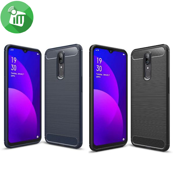 IPAKY Brushed Silicone Case Cover For Oppo F11 / Oppo A9