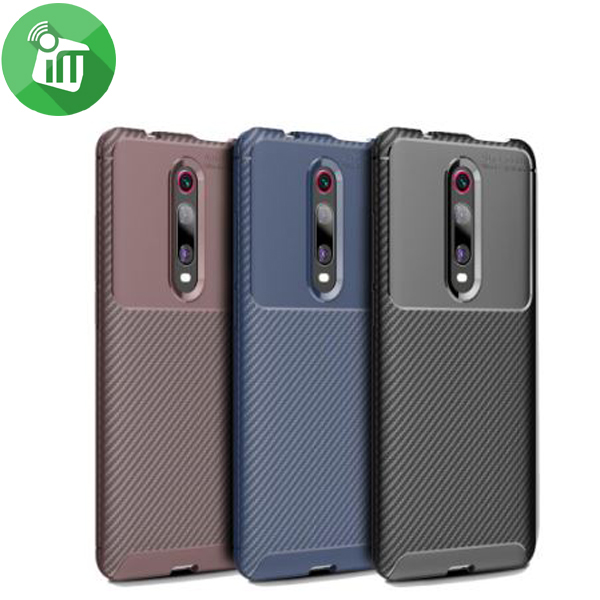 IPAKY Auto Focus Carbon Fiber Series Case Cover For Xiaomi Mi 9T / Mi 9T Pro / Redmi K20 / Redmi K20 Pro