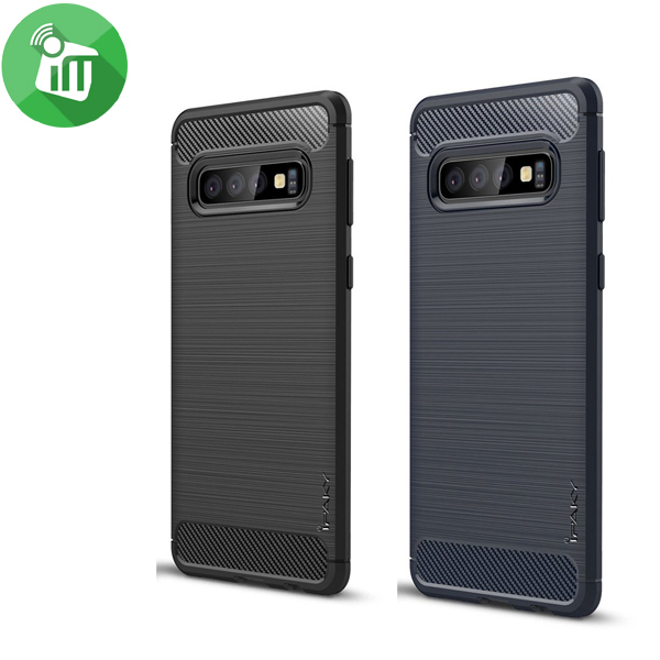 IPAKY Brushed Silicone Case Cover For Samsung Galaxy S10