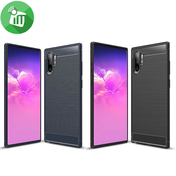 IPAKY Brushed Silicone Case Cover For Samsung Galaxy Note 10 Plus