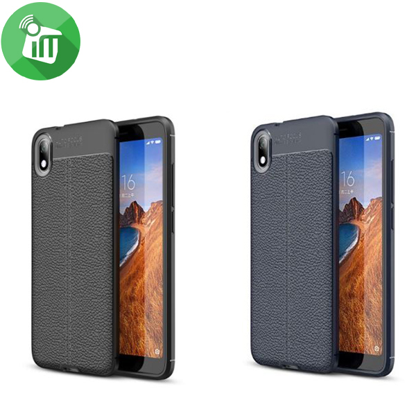 IPAKY TPU Litchi Stria Series Case Cover For Xiaomi Redmi 7A