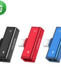 USAMS US-SJ270 Dual Lightning Charging and Audio Adapter