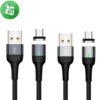 USAMS US-SJ328 USB Aluminum Alloy Magnetic Micro Cable