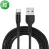 USAMS US-SJ328 USB Aluminum Alloy Magnetic Micro Cable (2M)