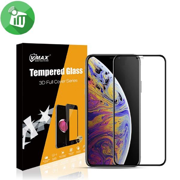 Vmax Screen Protector 3D Full Cover / Full Glue Case Friendly Tempered Glass For iPhone 11 Pro Max