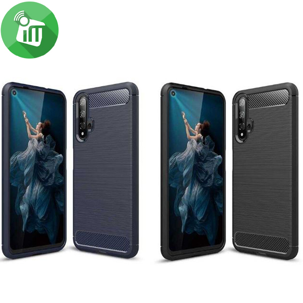 IPAKY Brushed Silicone Case Cover For Honor 20